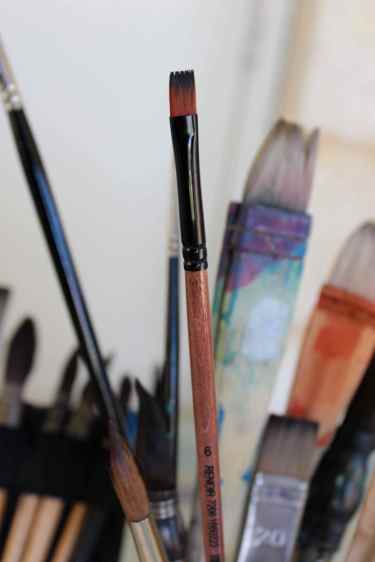 fun watercolor brushes, debiriley.com 