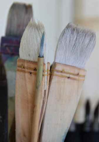 fun brushes, Hake, chinese brush debiriley.com 