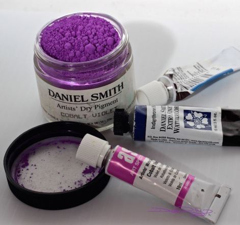 cobalt violet art spectrum, daniel smith watercolours debiriley.com