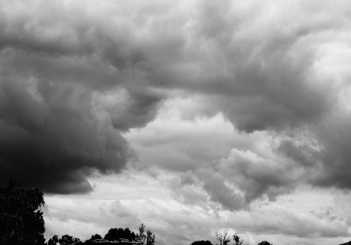 clouds in b/w photo debiriley.com 