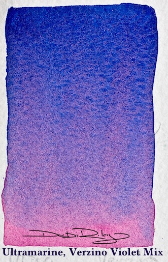 maimeri ultramarine pb29, mixing purple, watercolor guide and tips for beginners, debi riley art
