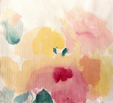 Imagine Monday, flower painting watercolor, debiriley.com