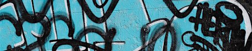 graffiti is art, cobalt teal blue design, new perspectives in art, debi Riley art 
