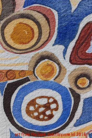#worldwatercolorgroup, watercolor abstracts of Kalbarri Western Australia, debiriley.com 