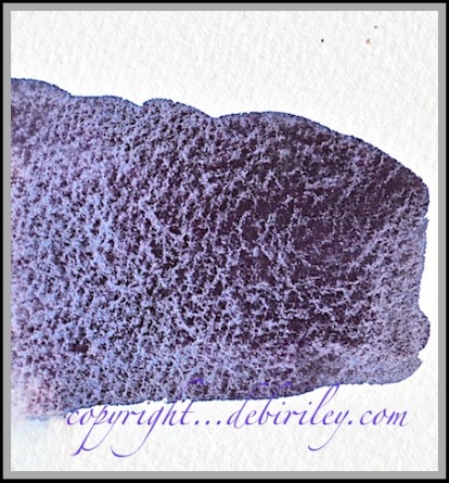creative possibilities mixing new colors with Daniel Smith watercolors, Purpurite soft purple, texture and granulating paints in watercolours, debiriley.com 