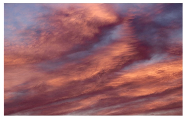 morning sky ablaze, sky and cloud photography, debiriley.com