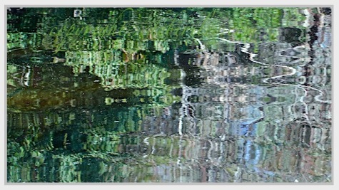zen in greens, sparking the imagination, oil abstract beginnings, debiriley.com 