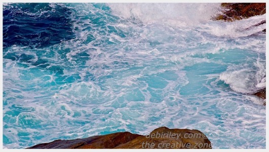 sea foam turquoise photograph, water photo, debiriley.com 